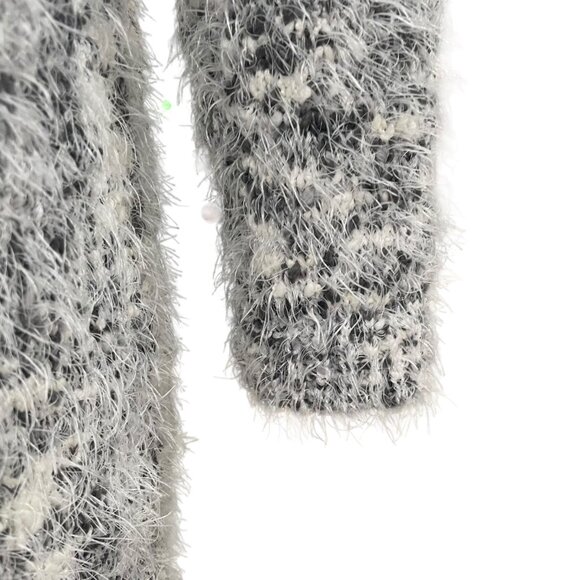 Retrology Fuzzy M Open-Front Cardigan Cozy Knit Soft Casual Layering Casual - Picture 6 of 10